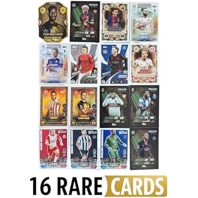 rayihni SUPER RARE 46-CARD BUNDLE: LAMINE YAMAL, GUIRASSY, NEYMAR JR, CARVAJAL +42 BONUS CARDS  MATCH ATTAX 2025/2026 (25/26)  FOOTBALL TRADING CARDS - Image 3